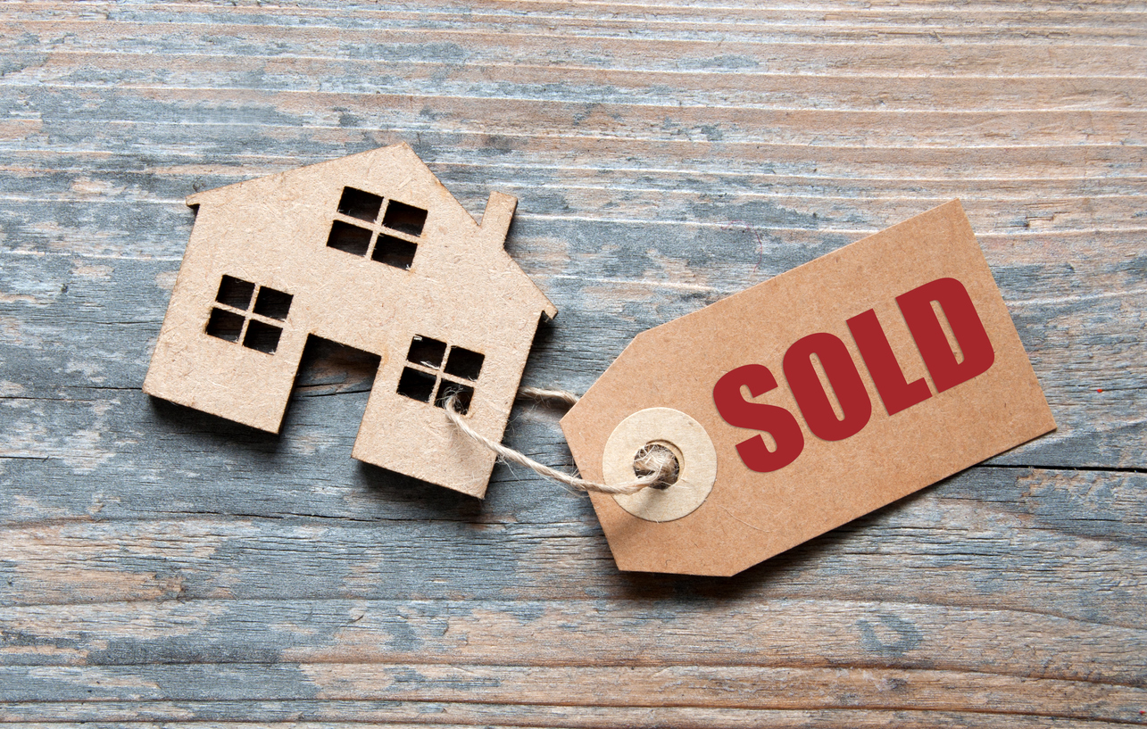 Sold House Cardboard Cut Out